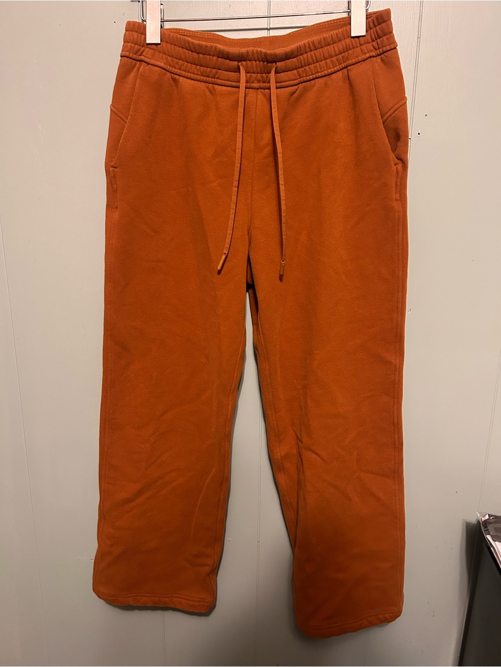lululemon athletica Rust Orange Drawstring Track Pants